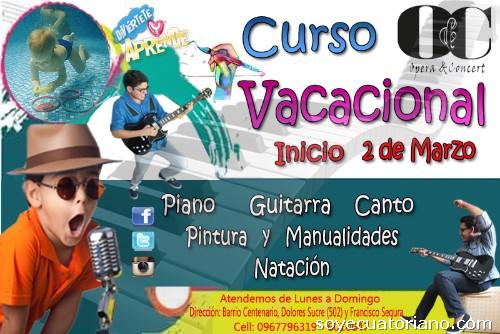 Vacacional De Musica Guitarra Canto Piano Pintura Y